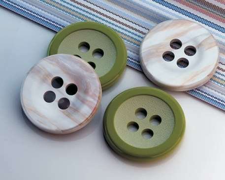 Flat Buttons with four holes