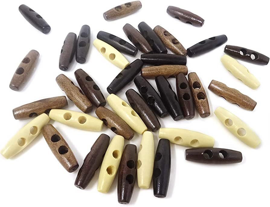 Toggle Buttons on a coat