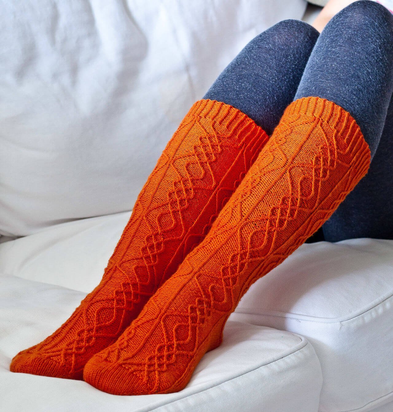 Leg warmer socks