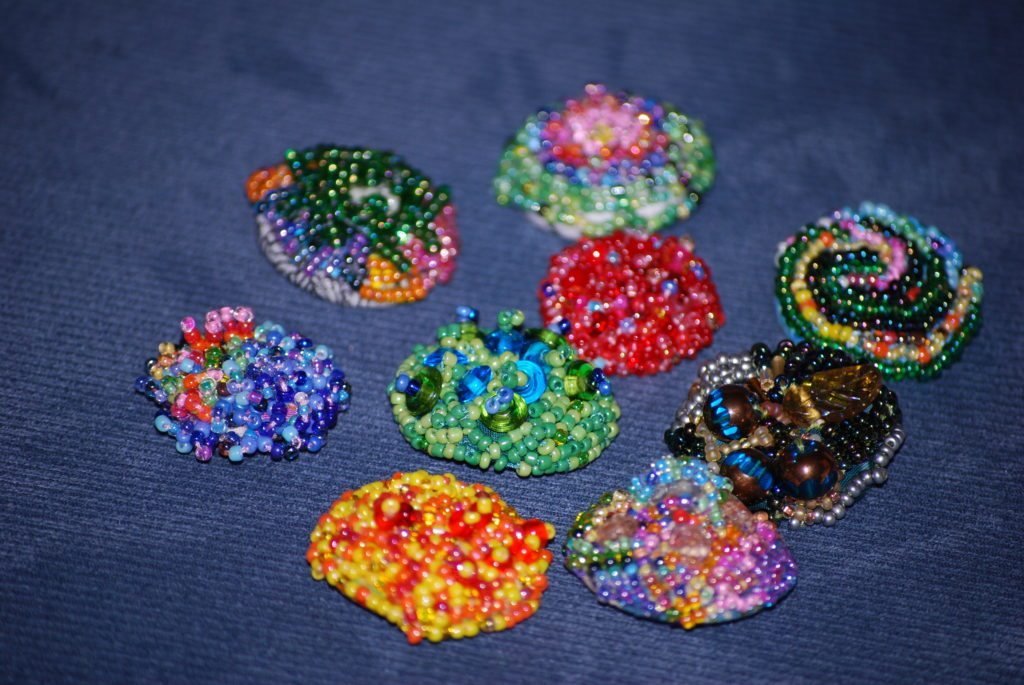Beaded Buttons for decorative purposes